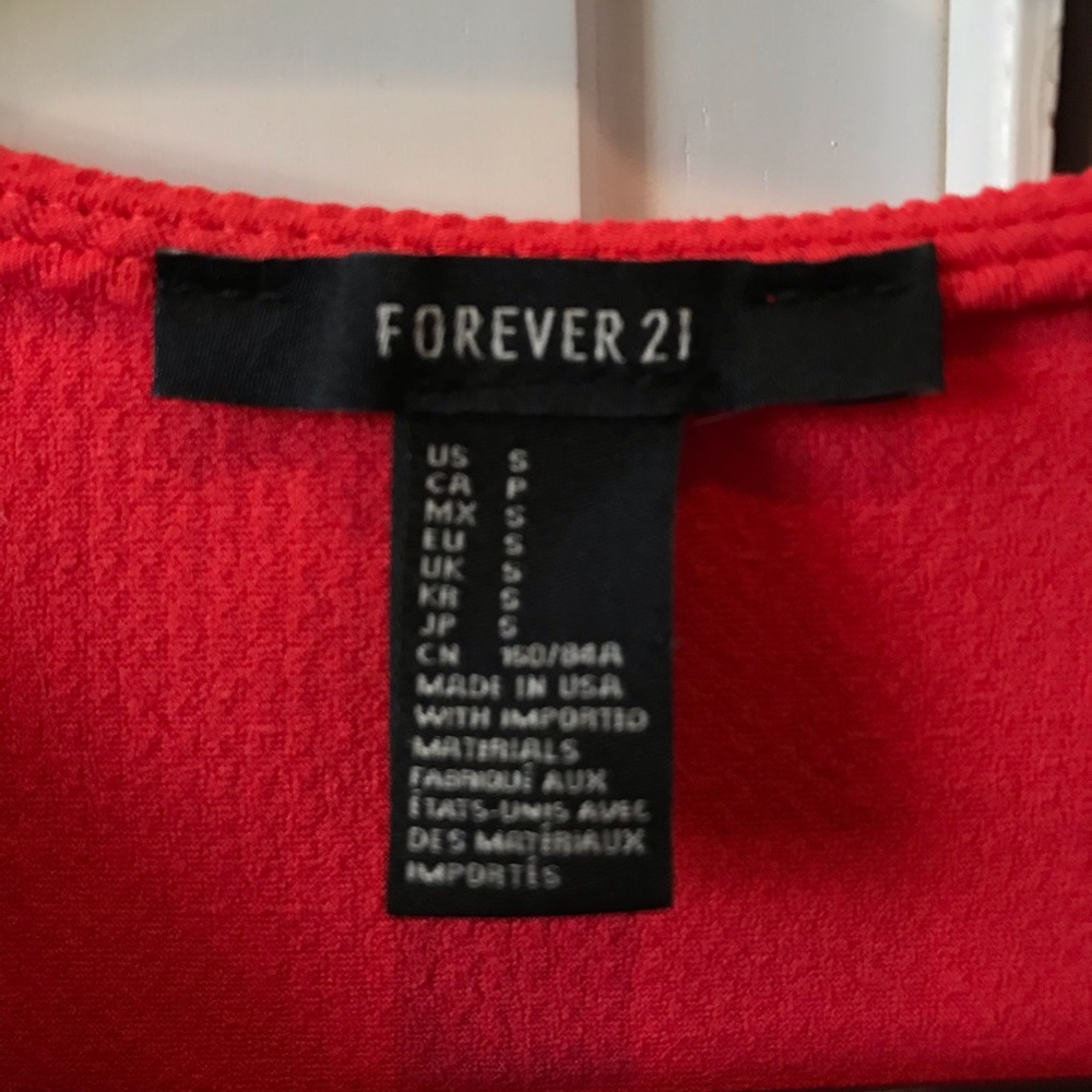 Forever 21 Peplum Top - Picture 4 of 6